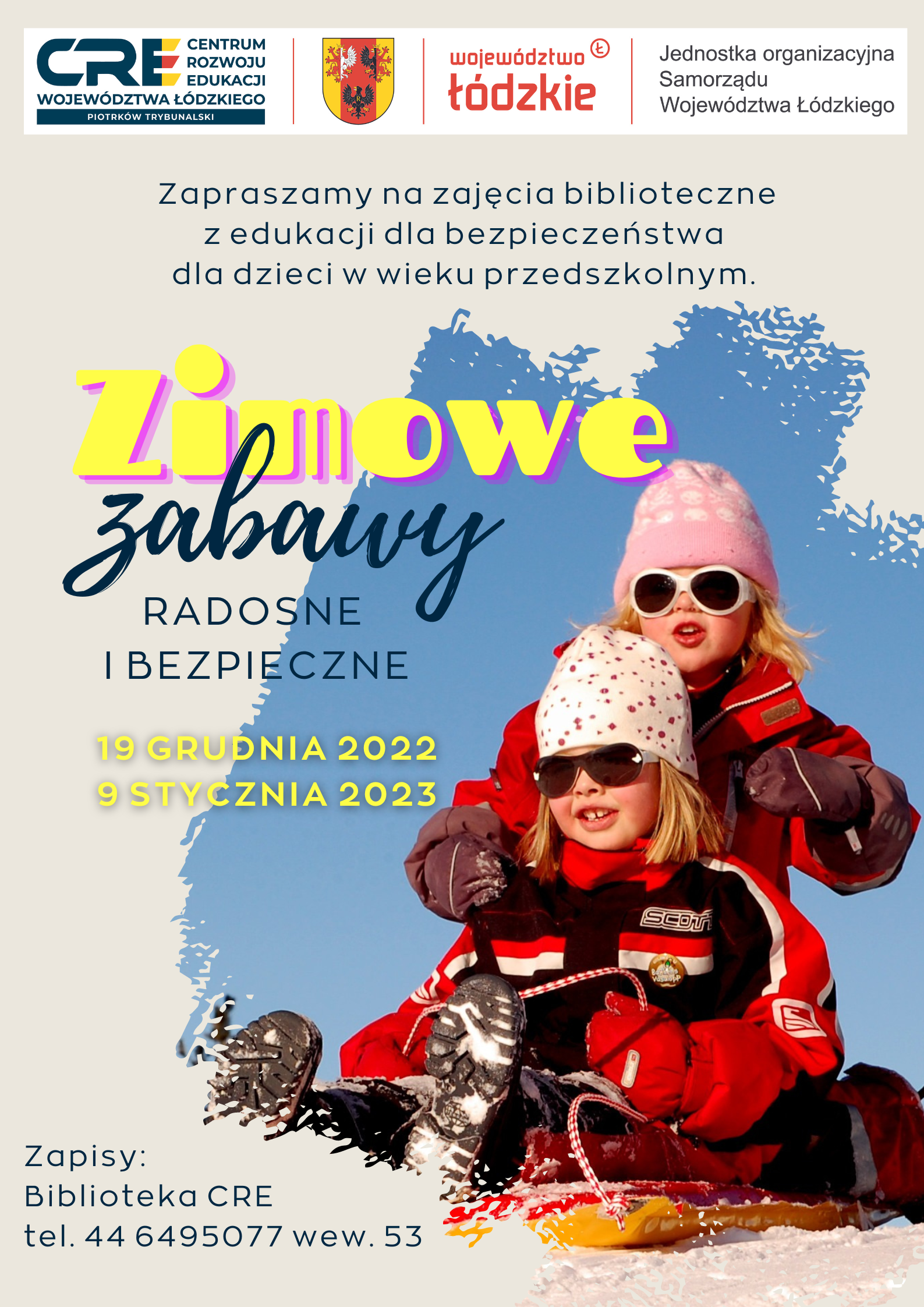 Lekcje biblioteczne z zakresu bezpieczeństwa - Zimowe zabawy- radosne i bezpieczne