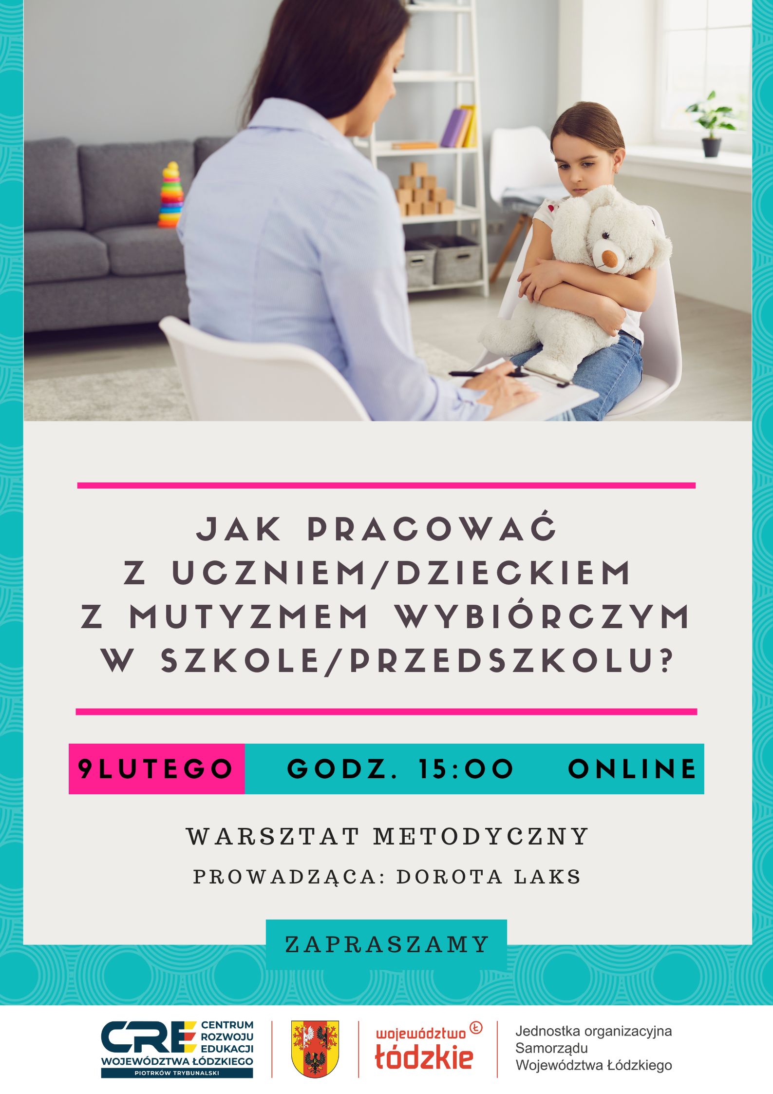 Jak pracować z uczniem/dzieckiem z mutyzmem wybiórczym w szkole/przedszkolu? 9.02.2023