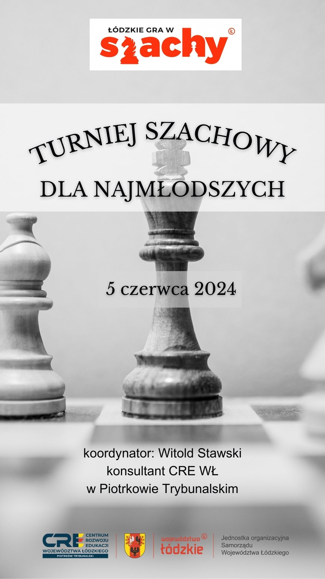 TURNIEJ  SZACHOWY - 5 czerwca 2024 r. godz. 9.00.