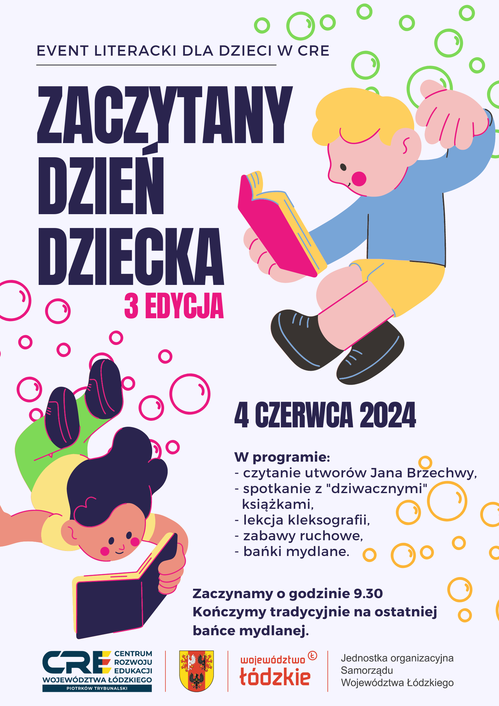 ZACZYTANY DZIEŃ DZIECKA - 4.06.2024 r.