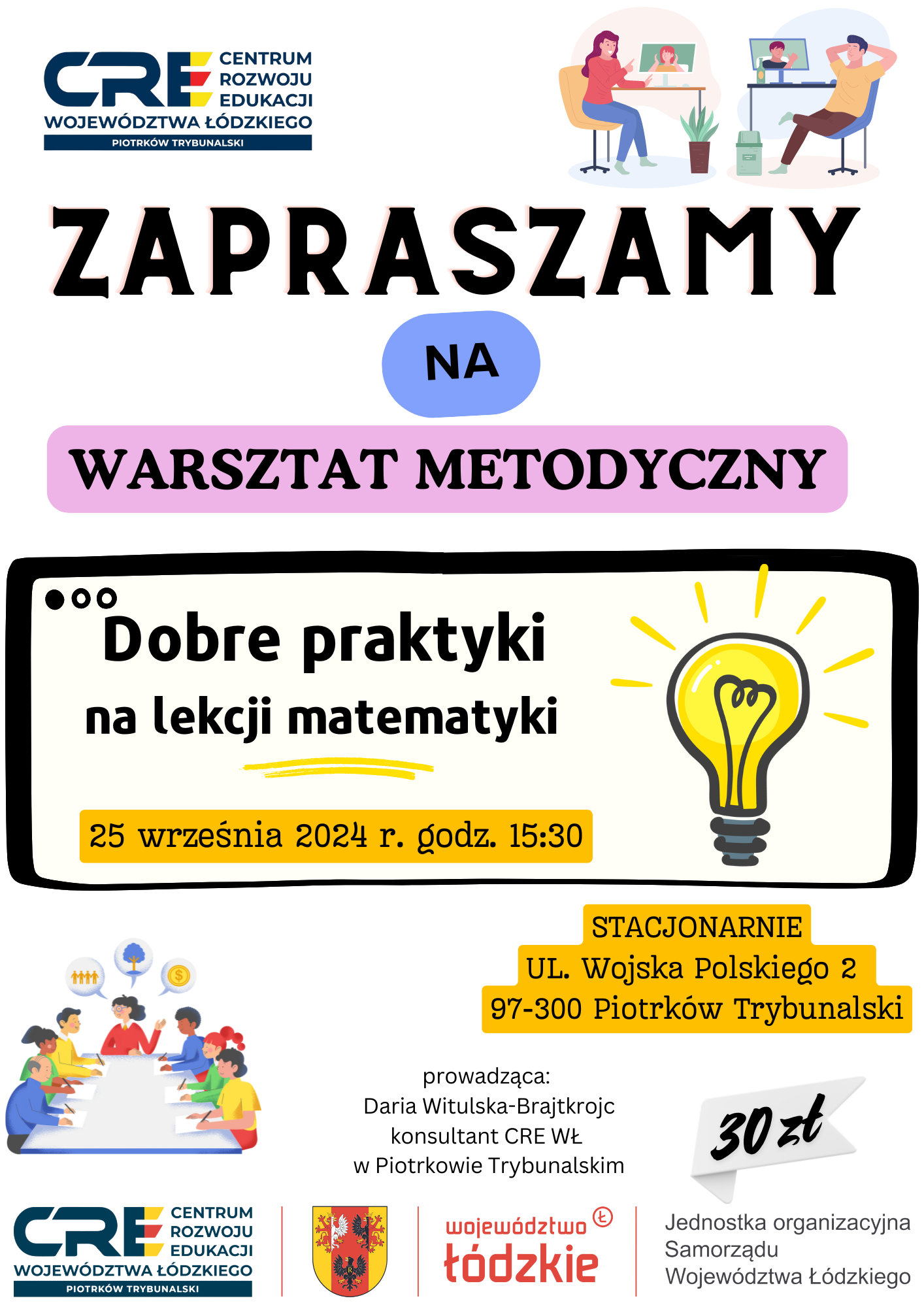 Dobre praktyki na lekcji matematyki - 25.09.2024 r.