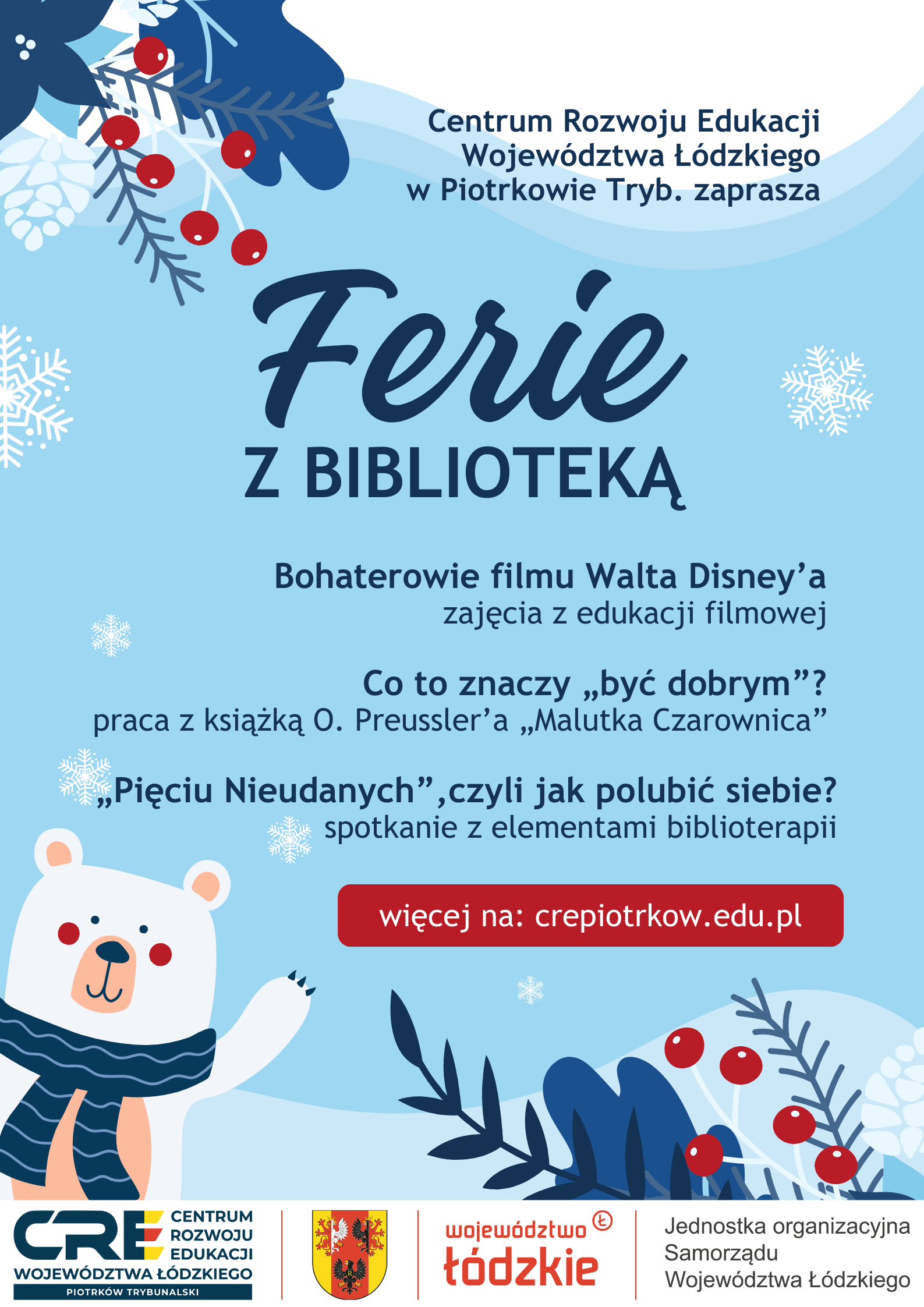 Ferie z biblioteką. 17-28.02.2025 r.