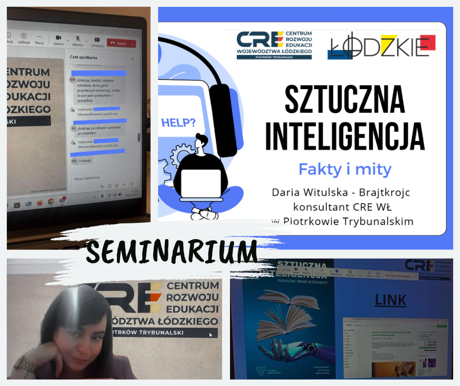 Piąta edycja seminarium - Sztuczna inteligencja - fakty i mity