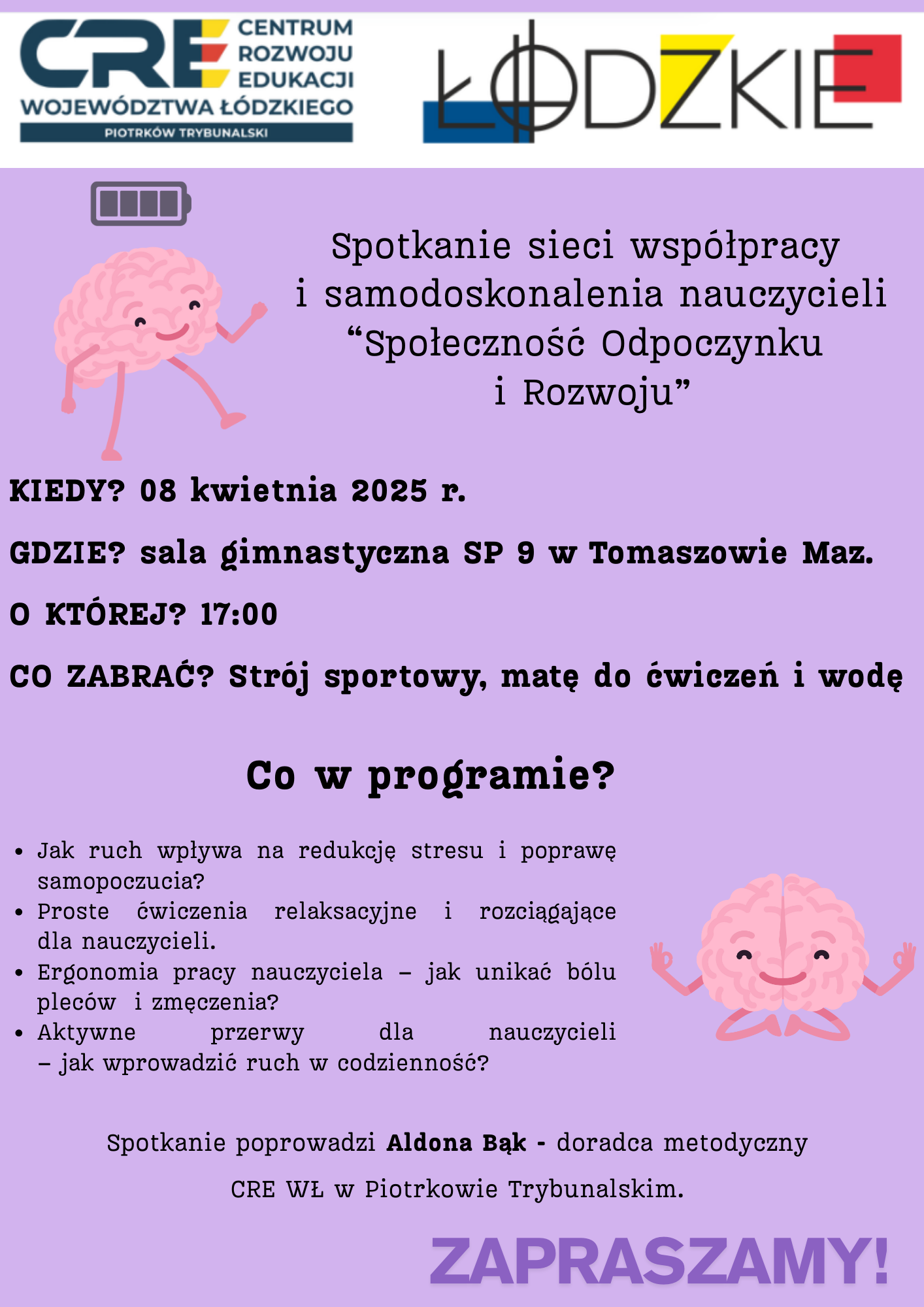 Nauczycielko, Nauczycielu, czas na chwilę dla siebie!<br> Zapraszamy na wyjątkowe spotkanie sieci współpracy i samodoskonalenia nauczycieli