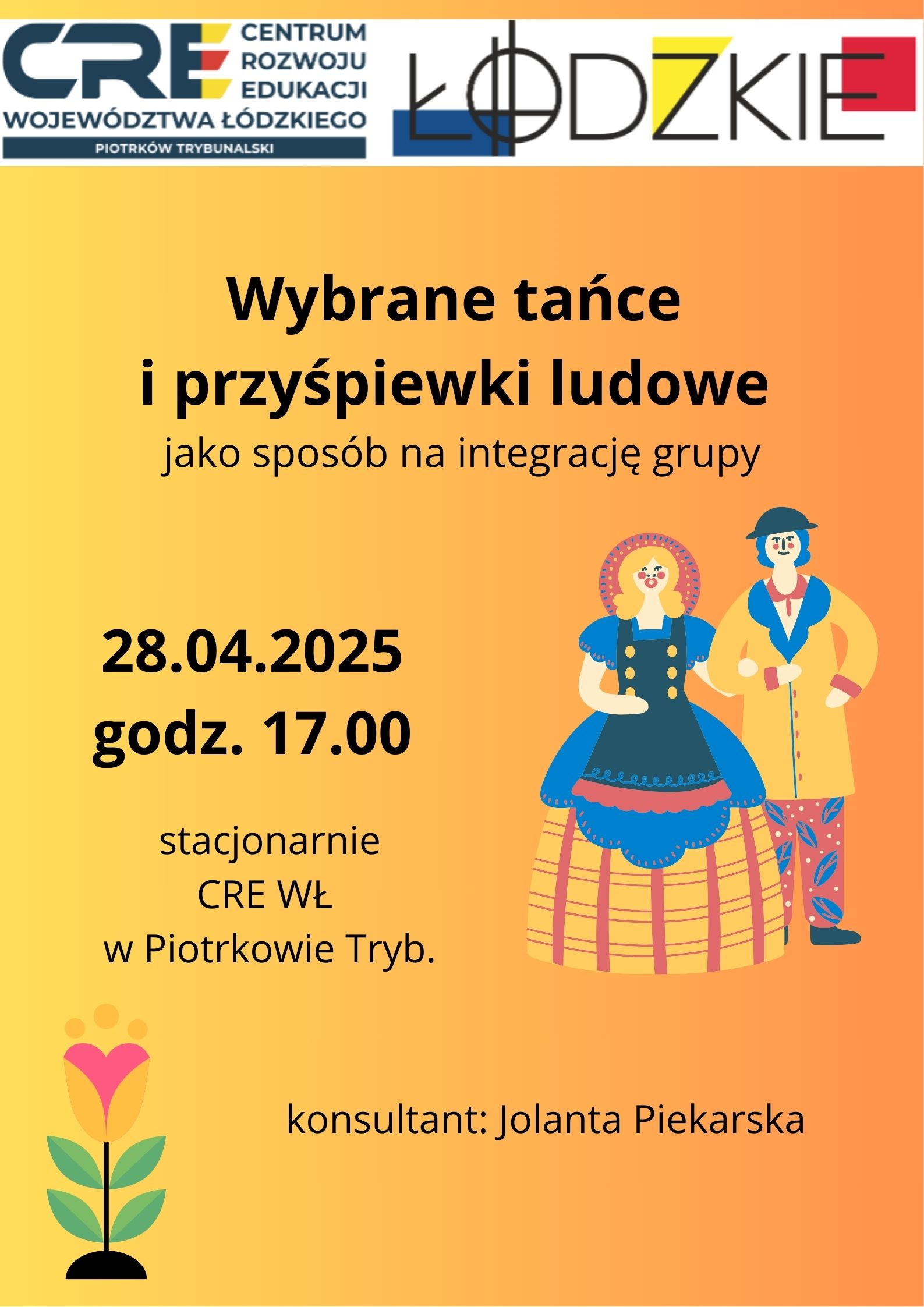 Szkolenie - Tańce i przyśpiewki ludowe - 28.04.2025 r.