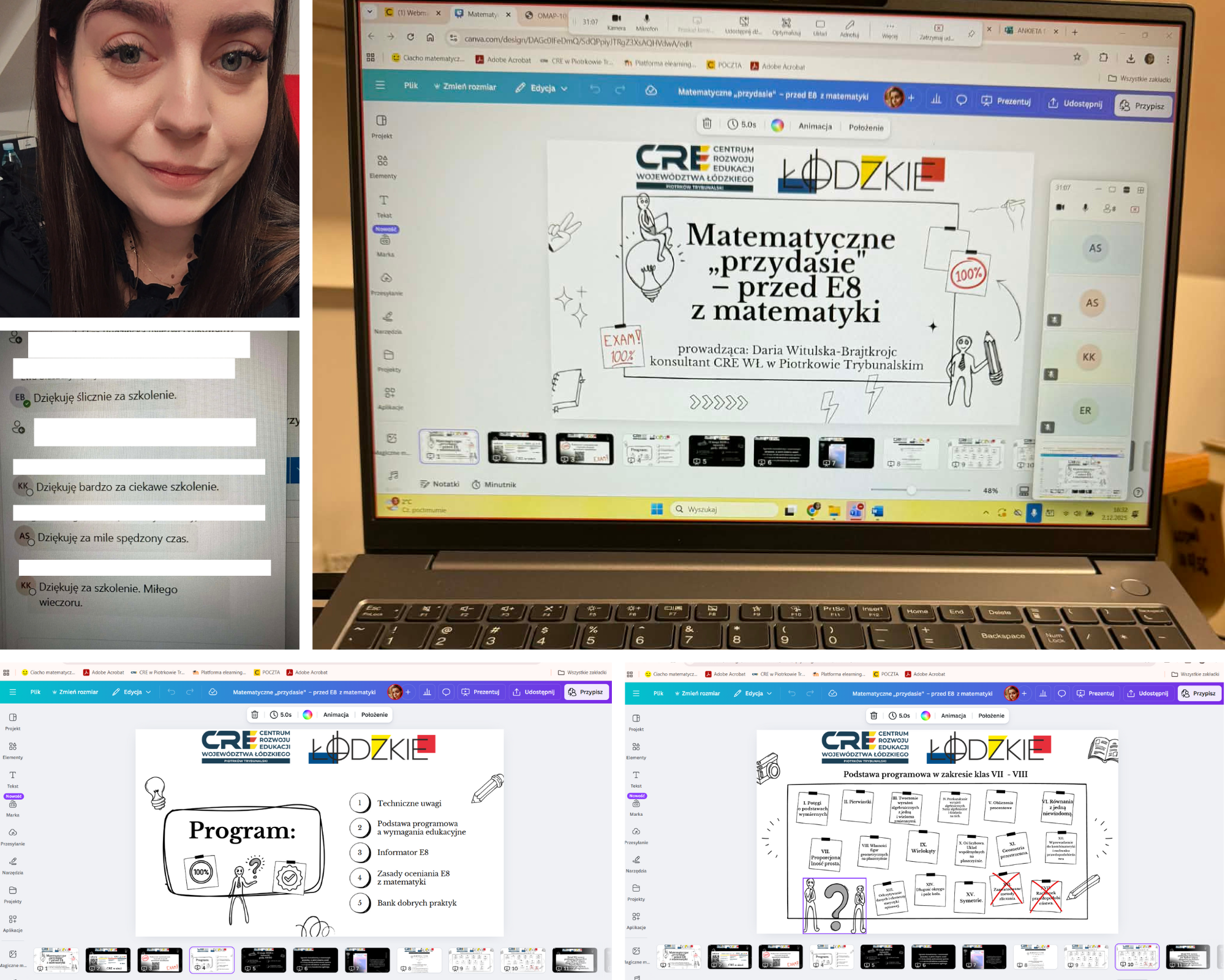 02.12.2025 odbyło się szkolenie „Matematyczne przydasie – przed egzaminem ósmoklasisty z matematyki”!