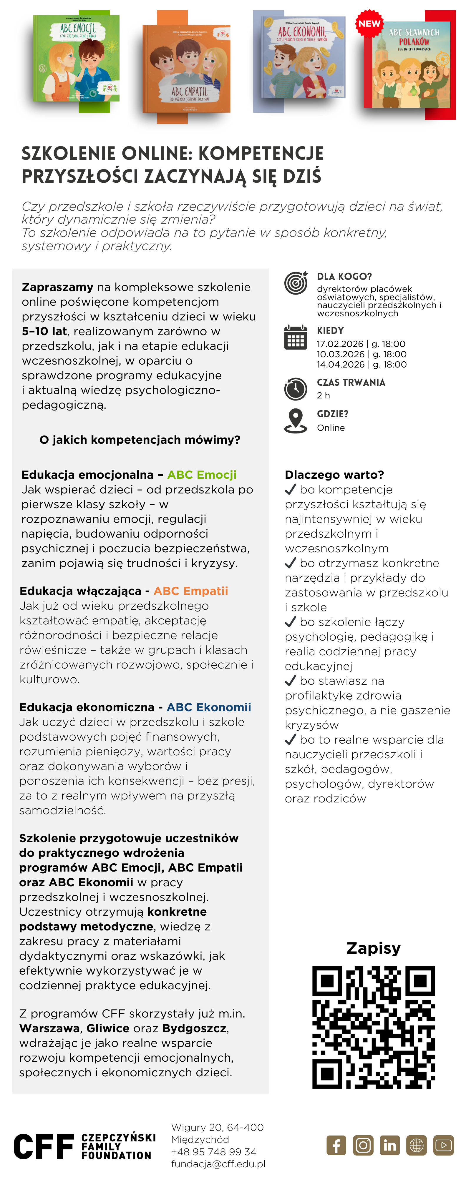 Webinary pod hasłem: Kompetencje przyszłości zaczynają się dziś