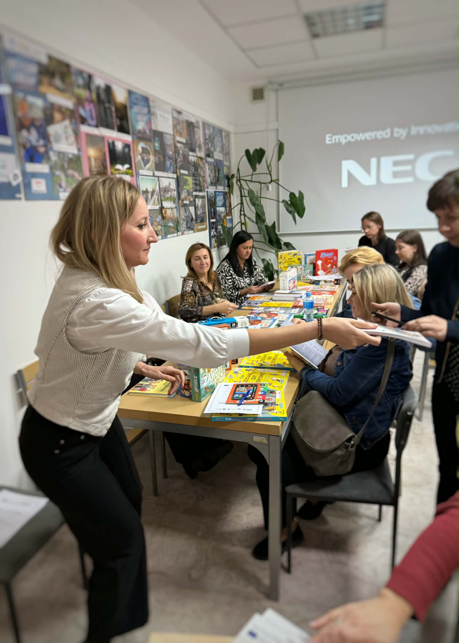 Spotkanie promujące najnowsze działanie w ramach projektu LLL - „Półeczkę doradcy”.