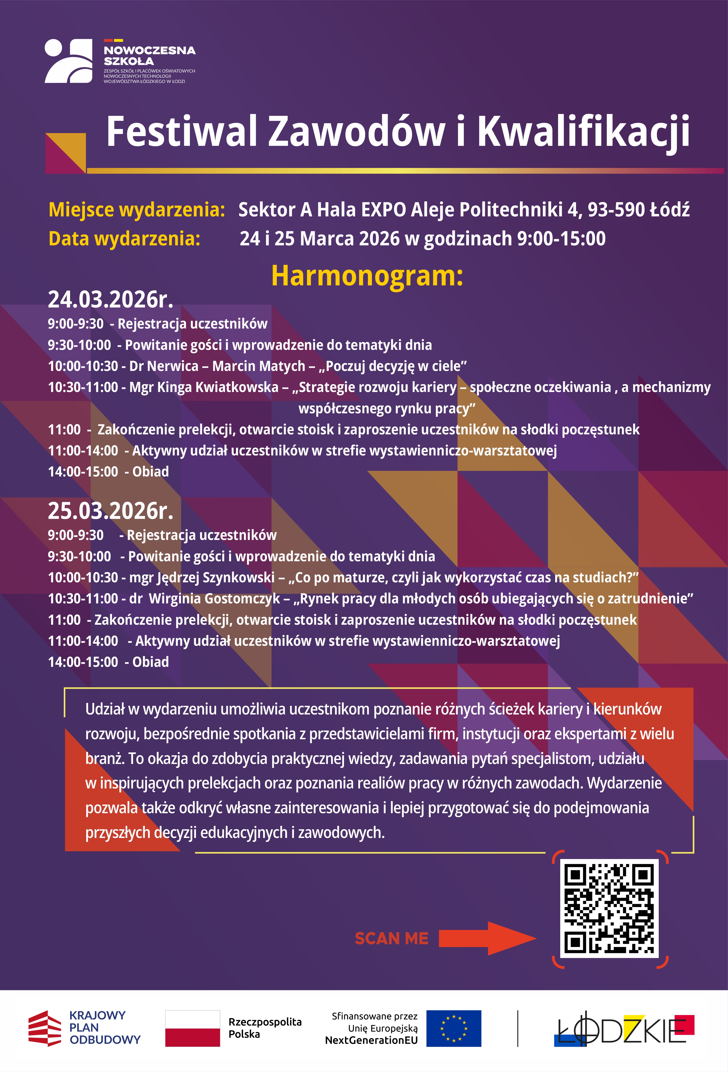 Serdecznie zapraszamy do udziału w Festiwalu Zawodów i Kwalifikacji