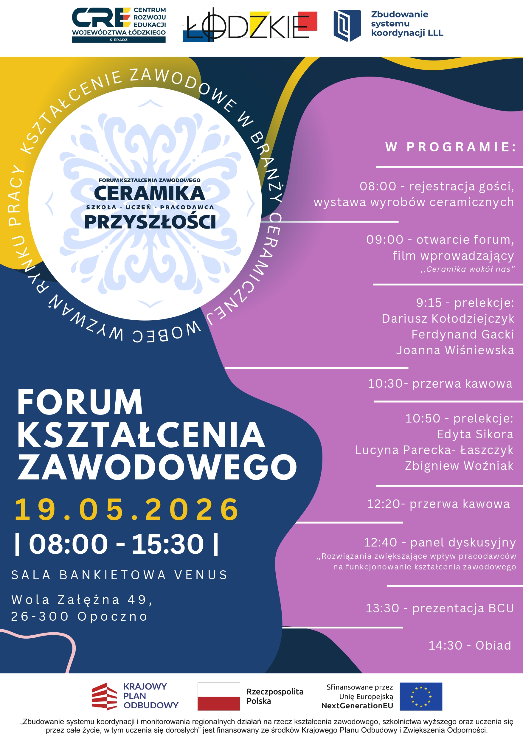 ZAPROSZENIE NA FORUM KSZTAŁCENIA ZAWODOWEGO - 19.05.2026